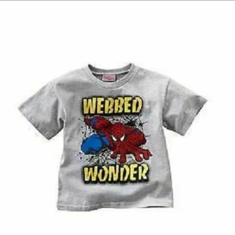 SPIDERMAN Webbed Wonder Short Sleeve Shirt 2T TShirt NWT